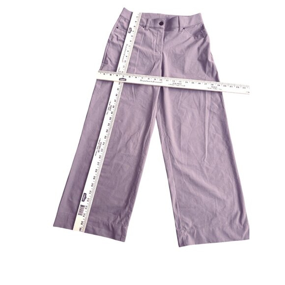 LULULEMON Pants Size 27 Wide Leg Lilac Made With Recycled Polyester & Elastane - Picture 7 of 11